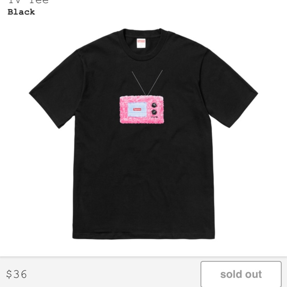 Supreme TV tee